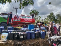 Ratusan Ribu Liter Air Bersih untuk Bangkalan, Upaya Nyata Relawan Millenial Risma Gus Hans di Tengah Kekeringan
