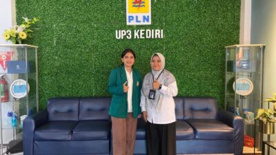 Dalam Meningkatkan Keterampilan dan Pengalaman, Mahasiswi UST Yogyakarta Magang di PT. PLN UP3 Kediri Jawa Timur
