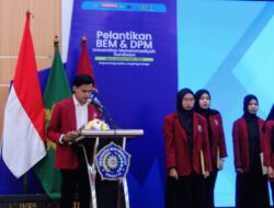 Presma Nasrawi Resmi Lantik Menteri Kabinet Resonansi Aksi BEM UM Surabaya Periode Tahun 2025-2026