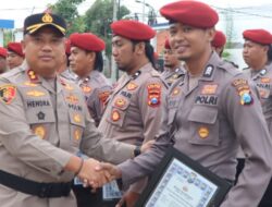 Ungkap Jambret Maut dalam 3 Hari, 13 Personel Satreskrim Polres Pamekasan Dapat Penghargaan