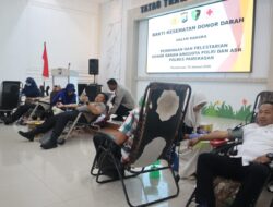 Polres Pamekasan Gelar Donor Darah, Perkuat Bhakti Kemanusiaan Demi Jaga Stok Darah Daerah