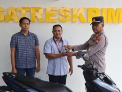 Polisi Kembalikan Motor Curian di Pamekasan, Pelaku Diamankan Kurang dari 24 Jam